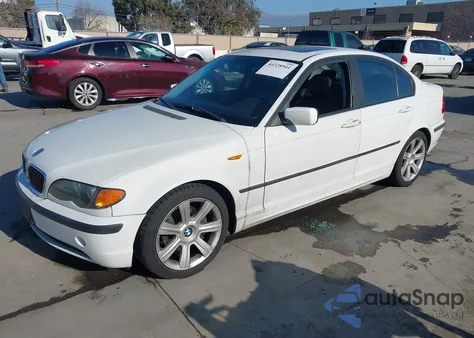2002 BMW 325I из США, поврежденный, VIN WBAEV33412PD56152